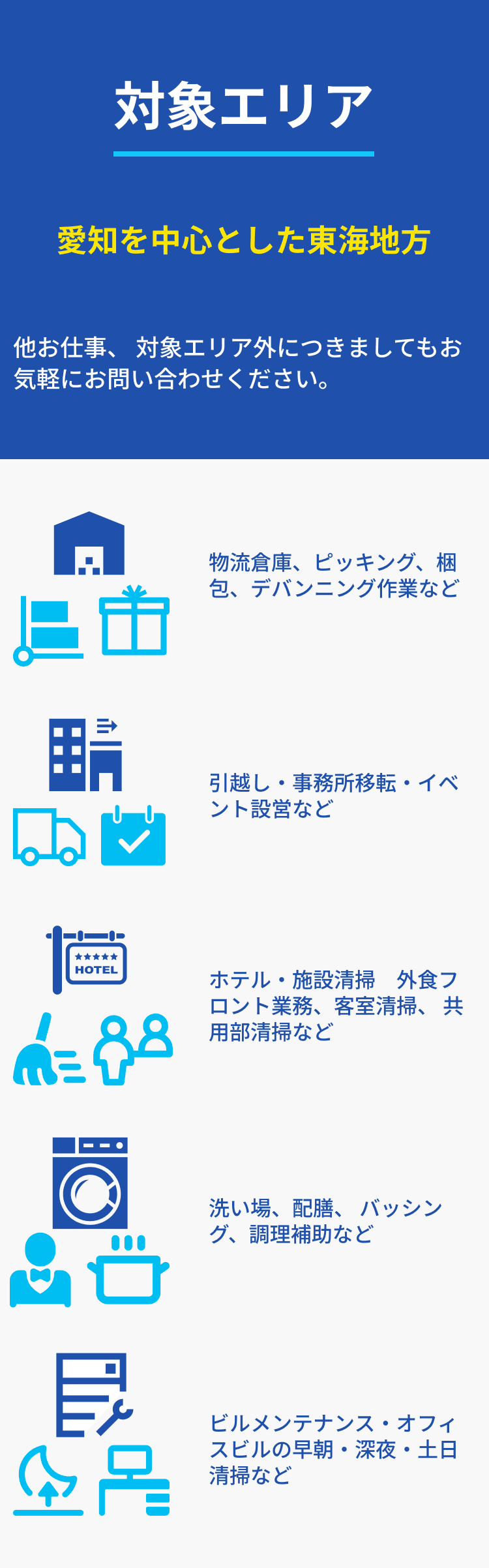 募集できるお仕事